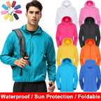 Waterproof Windbreaker Jacket – Sun Protection for Outdoor Hiking and Fishing