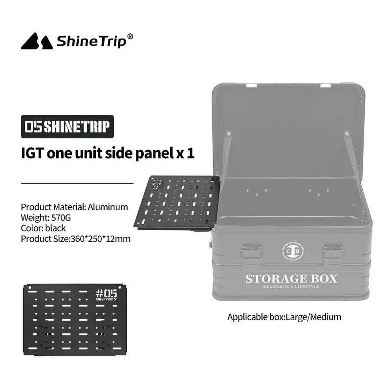 Aluminum Modular IGT Case – Lightweight Storage for Outdoor Camping