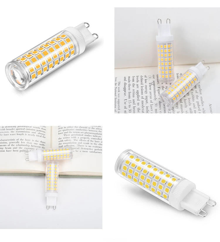 Dimmable G9 LED Corn Light – 9W Energy Saving Bulb for Chandelier Lighting