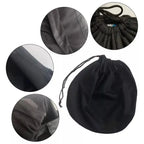 Plush Motorcycle Helmet Bag – Soft Drawstring Protective Carrier for Cycling