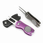 Foldable Golf Divot Tool – Groove Cleaner for Putting Green Training