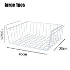 Metal Hanging Storage Basket – Multipurpose Organizer for Kitchen and Bedroom