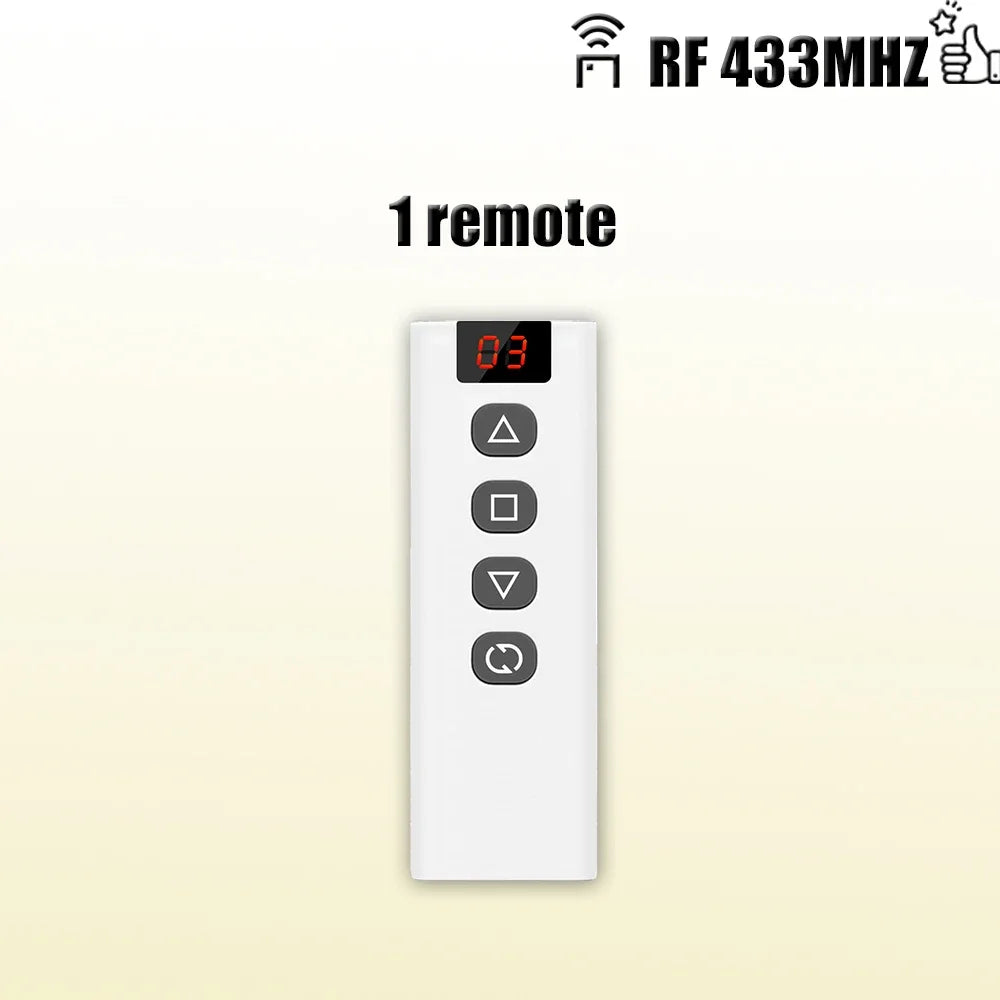 RF Curtain Switch Module – Wireless Remote Control for Motorized Roller Blinds