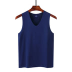 Ice Silk Tank Top – Breathable Slim Fit Undershirt for Gym and Sports