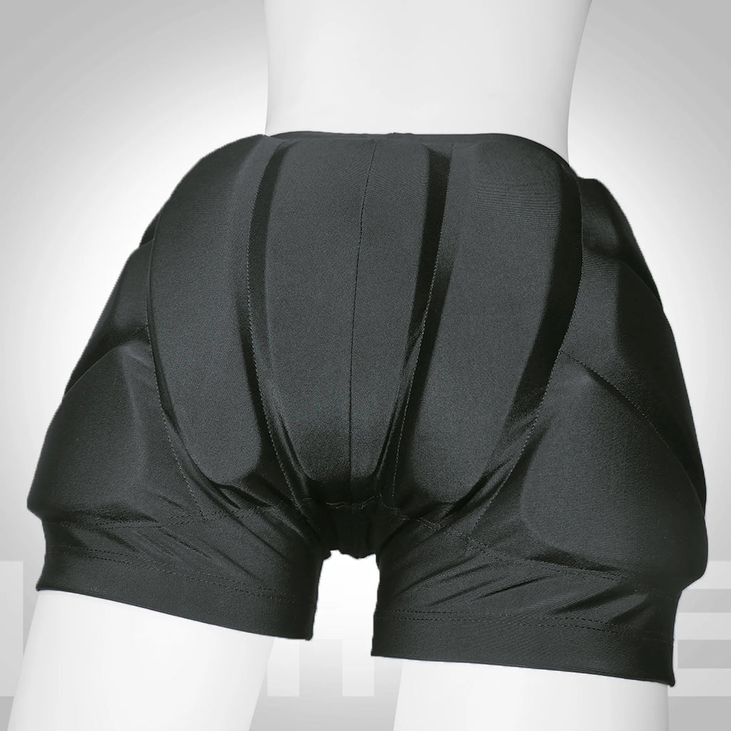Padded Protective Shorts – 3D Hip and Tailbone Shield for Kids Skiing Skating