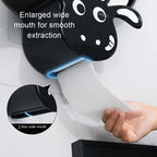 Sheep Toilet Paper Holder – Wall Mounted Metal Organizer for Bathroom Decor