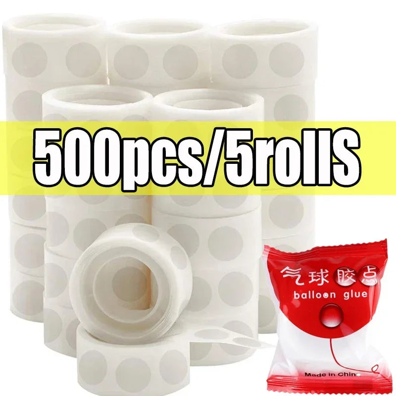 Double Sided Adhesive Glue Dots – Clear Balloon Tape for Party Decor