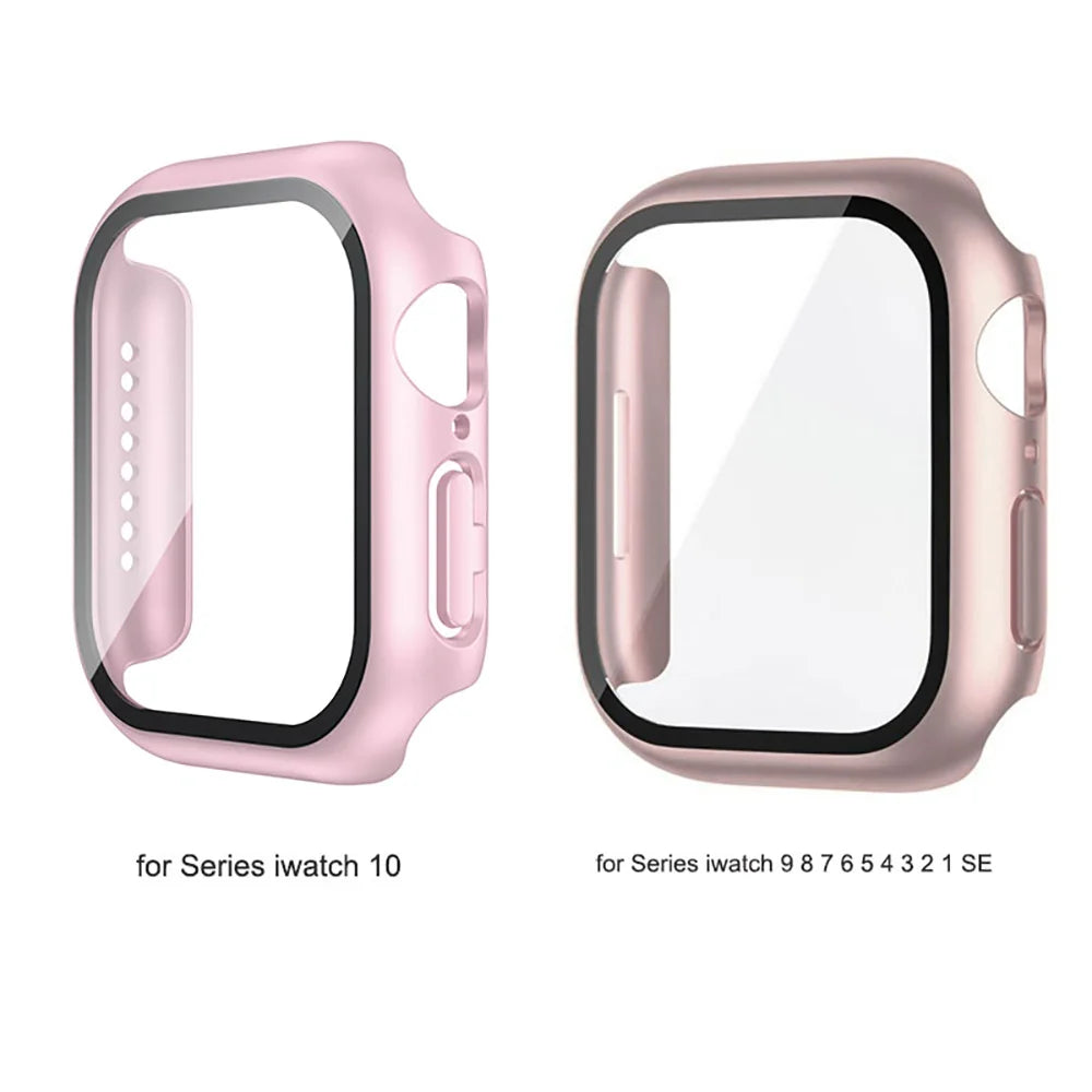 Tempered Glass Case – Protective Screen Cover for Apple Watch Series 10-SE
