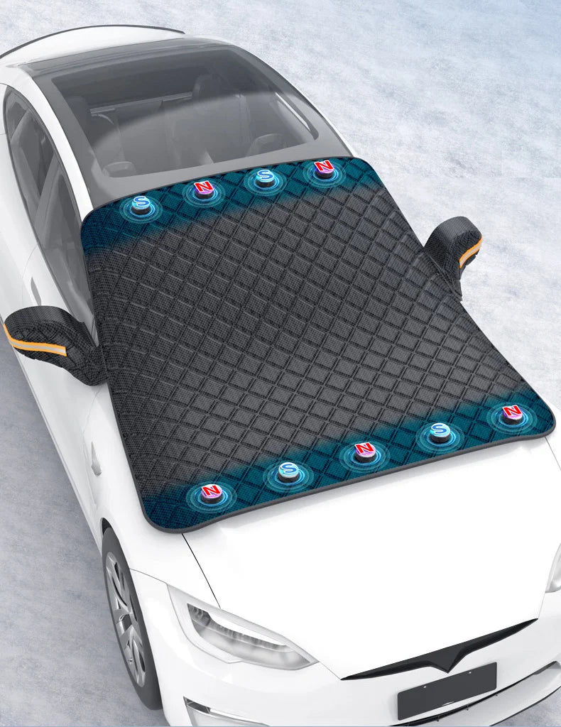 Magnetic Windshield Cover – Waterproof Sun and Snow Shade for Car Protection