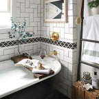 Self-Adhesive Waist Line Stickers – Waterproof Border Mural for Kitchen Decor