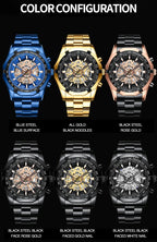 Stainless Steel Quartz Watch – Waterproof Luminous Calendar for Business Men