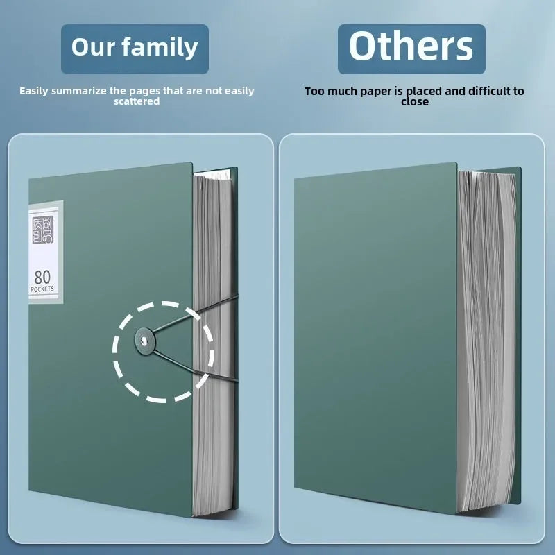 A4 Display Book – 100 Pocket Document Holder for Business Presentations