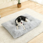 Plush Pet Bed – Soft Long Fur Cushion for Dog and Cat Sleeping