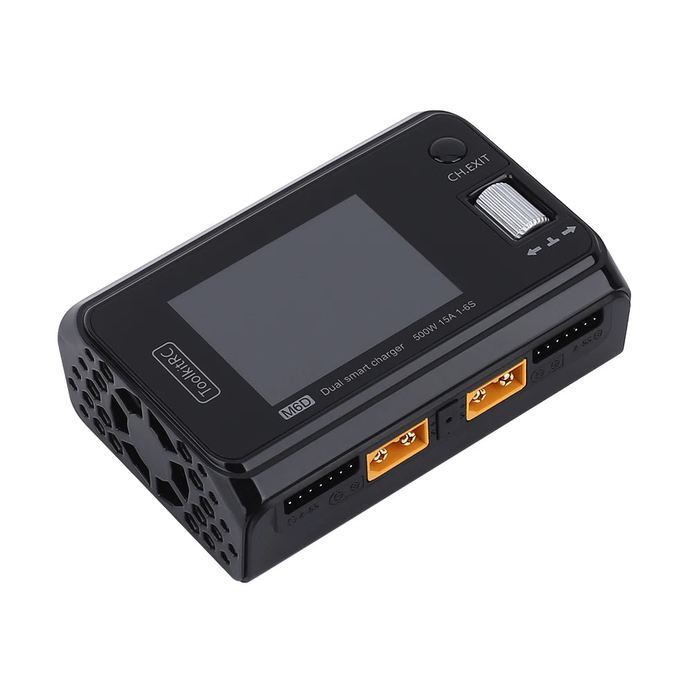 Dual Channel Smart Charger – 500W 15A for FPV Drone Lipo Batteries