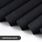 Self-Adhesive Pleated Blinds – Half Blackout Privacy Shades for Home Windows