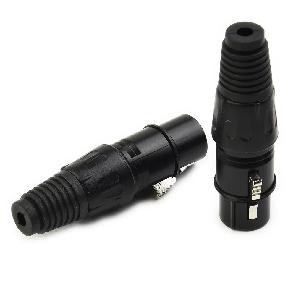 XLR DMX Microphone Connectors – 3 Pin Audio Plugs for Professional Sound Gear