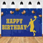 Basketball Stadium Photography Backdrop – Sport Theme for Kids Birthday Party