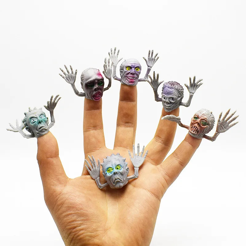 Mini Monster Finger Puppets – Spooky Ghost Zombie Toys for Kids Parties