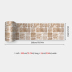 Self-Adhesive Waist Line Stickers – Waterproof Border Mural for Kitchen Decor