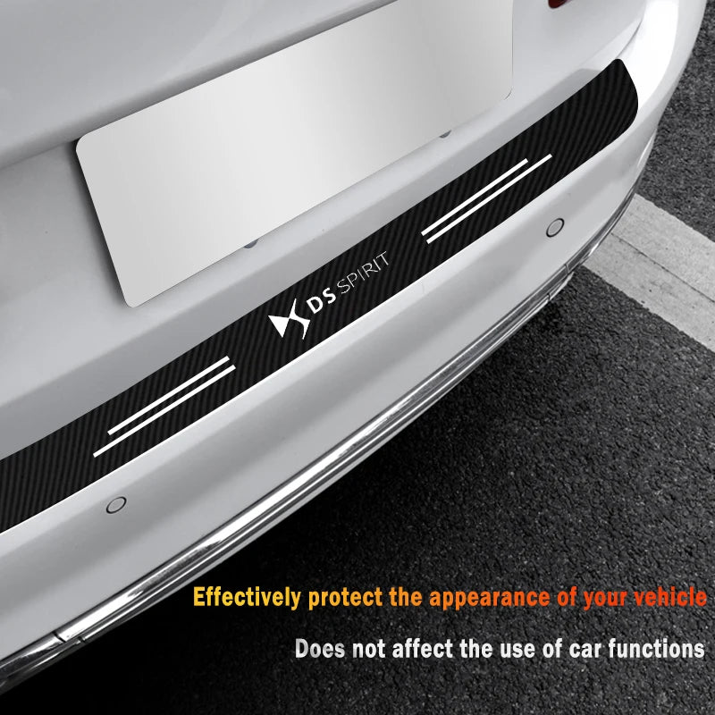 Carbon Fiber Trunk Sill Protector – Anti-Scratch Bumper Guard for DS Series