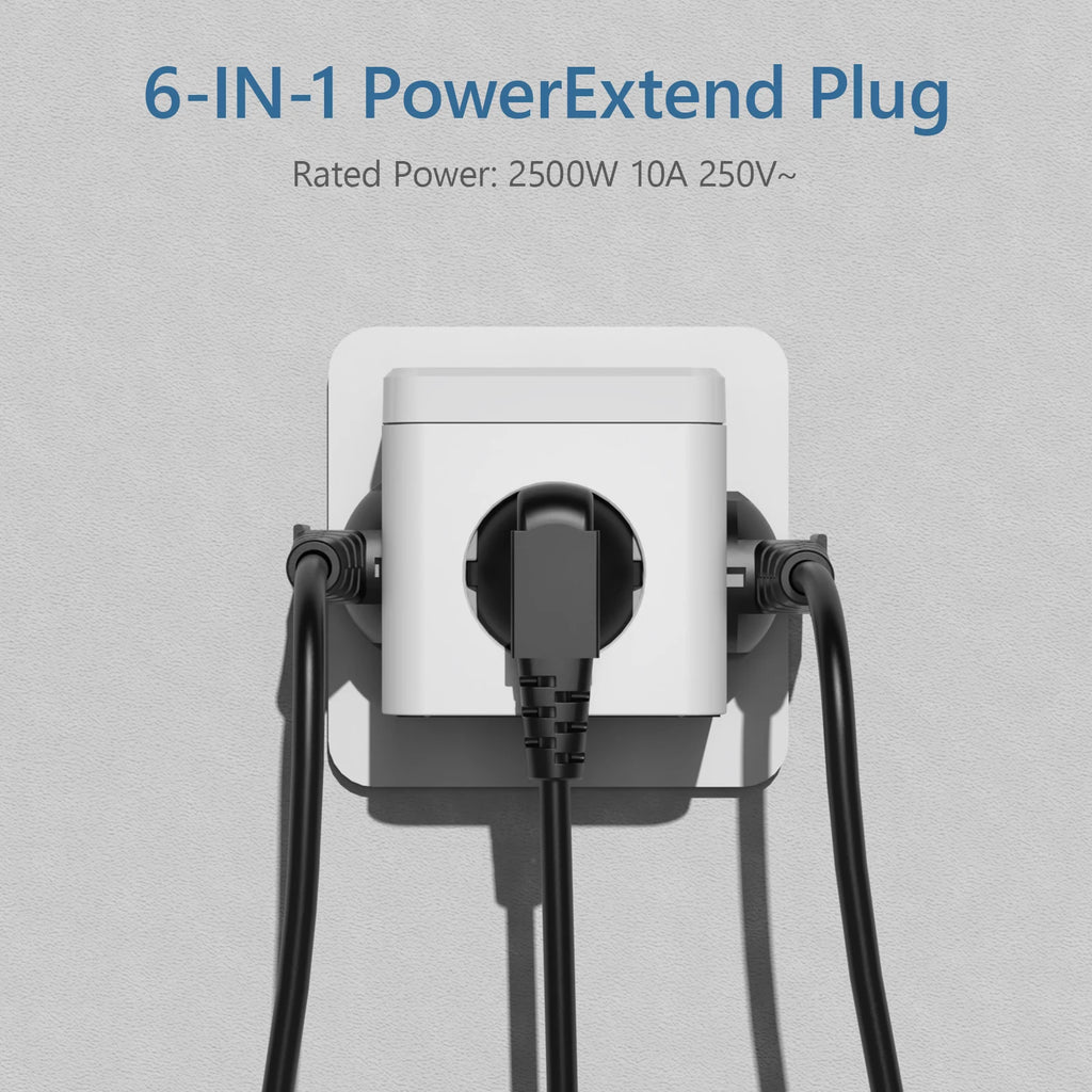 Wall Socket Extender – USB Charging Cube Adapter for Travel and Office