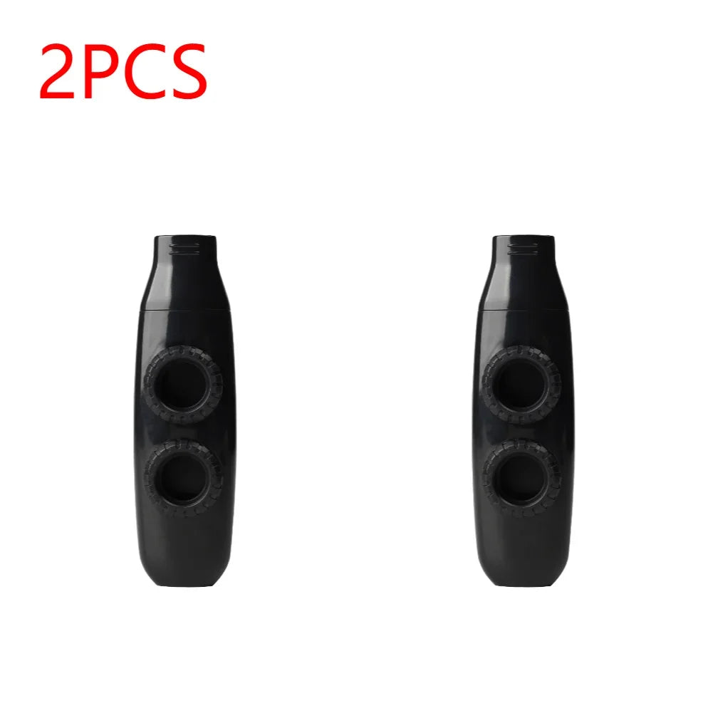 Double Hole Metal Kazoo – Adjustable Membrane Instrument for Kids Music