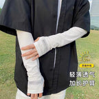 Sun Protection Arm Sleeves – UV Cooling Fabric for Cycling and Outdoor Use