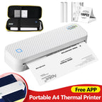 Portable A4 Thermal Printer – Bluetooth Photo and Document Maker for Office