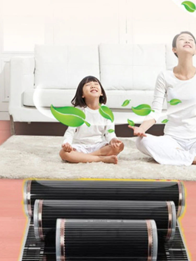 Infrared Carbon Heating Film – 50cm Width Electric Mat for Floor Warming