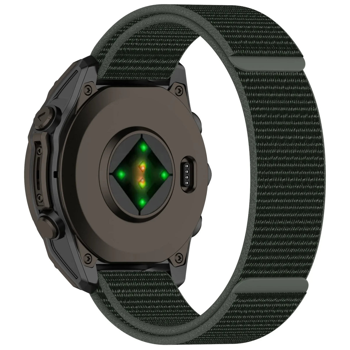 Nylon Hook and Loop Sport Strap – Adjustable Wristband for Garmin Fenix Series