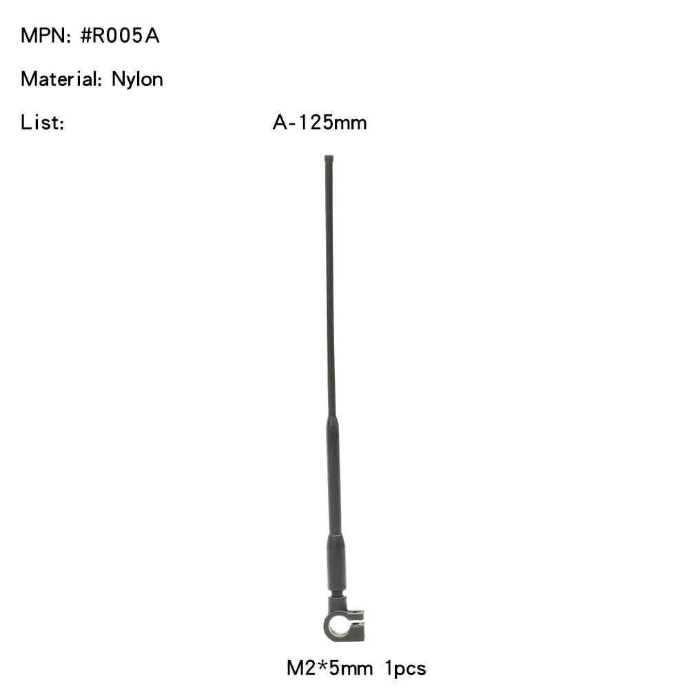 Simulation Antenna Decoration for 1/8 to 1/18 Scale RC Crawler Cars
