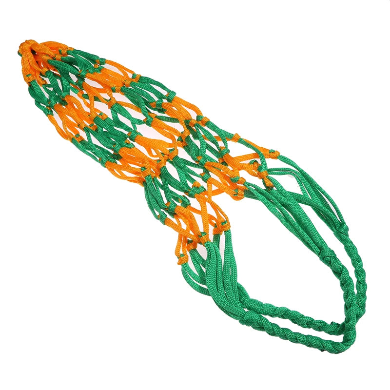 Nylon Mesh Sports Carry Bag – Ball Storage Net for Youth Basketball Soccer