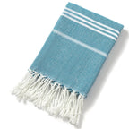 Cotton Turkish Beach Towel – Soft Absorbent Tassel Towel for Travel and Spa