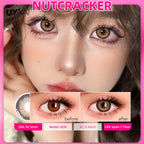 Color Contact Lenses – Natural 14.5mm Big Black and Brown Pupils for Beauty Makeup
