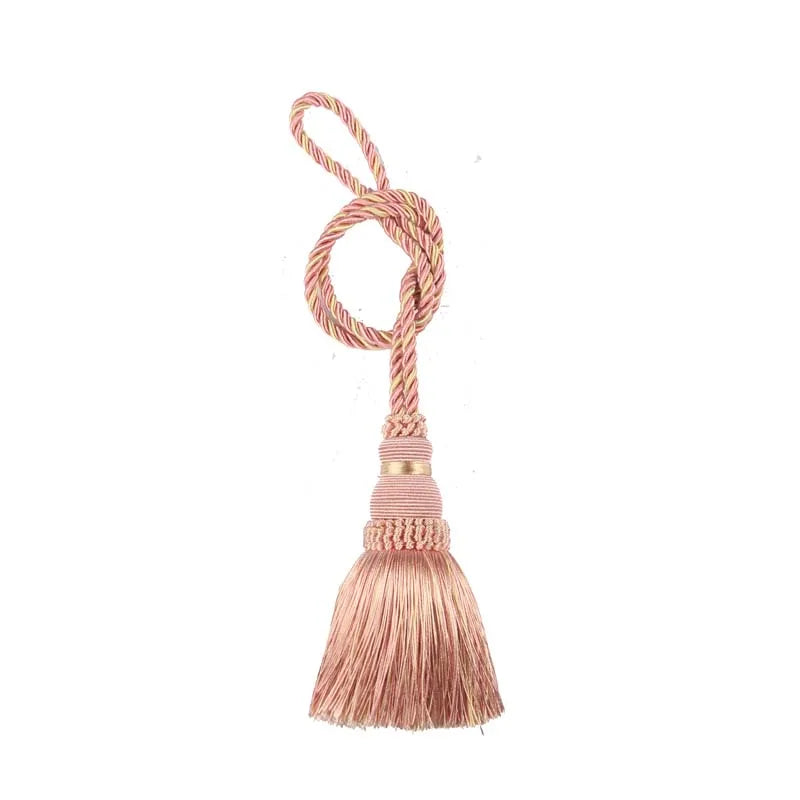 Decorative Curtain Tassel Tieback – Braided Rope Holder for Home Decor