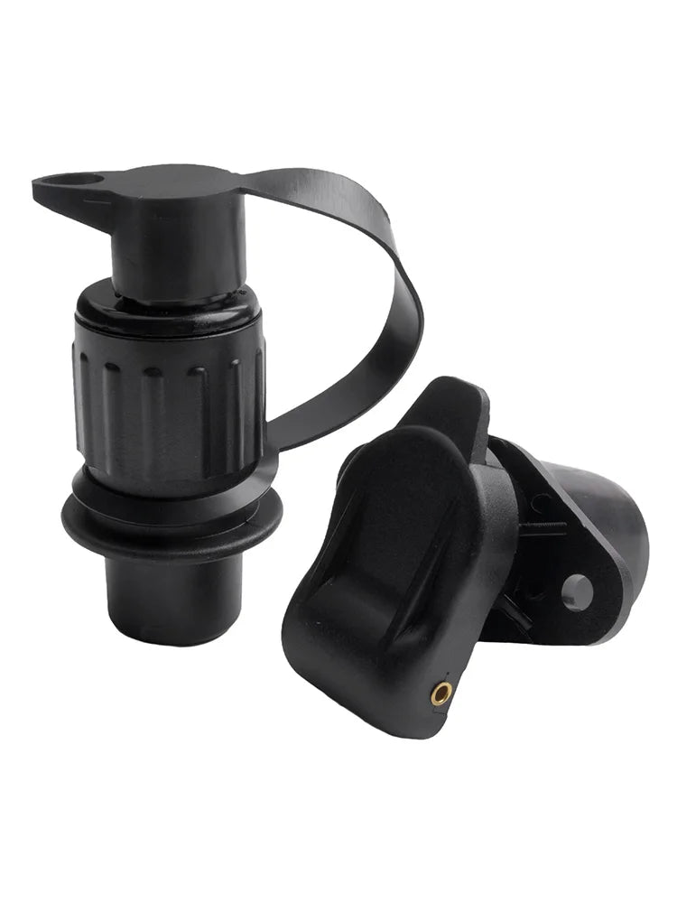 12V 3Pin Trailer Socket – Round Pole Connector for Caravans Trucks and Boats