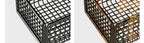 Bilayer Grid Wall Shelf – Adhesive Bathroom Organizer for Shower Storage