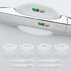 Transparent Car Door Handle Protectors – Anti-Scratch Film for Skoda Models