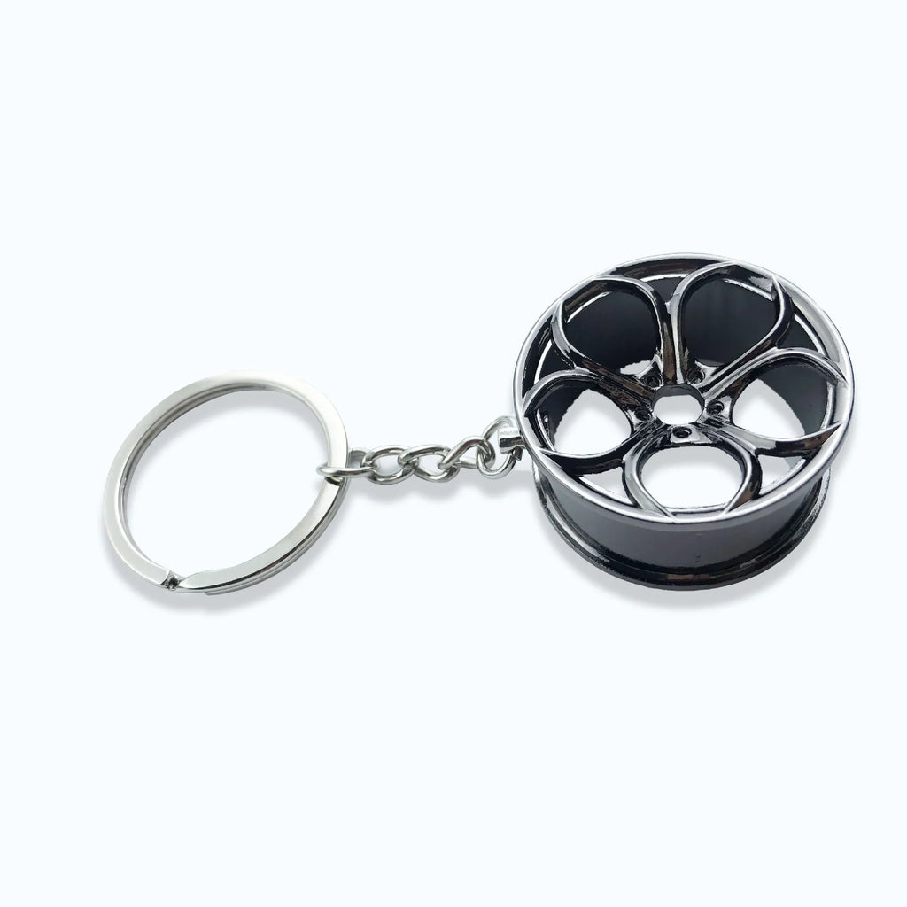 Metal Vernier Caliper Keychain – Miniature Bottle Opener for Car Accessories