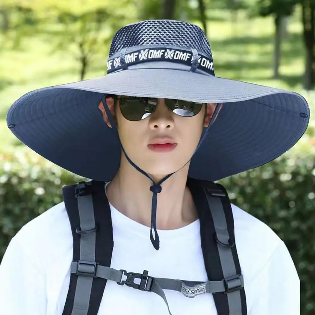 Breathable Mesh Sun Hat – Unisex UV Protection for Fishing and Hiking