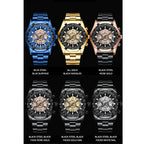 Stainless Steel Quartz Watch – Waterproof Luminous Calendar for Business Men