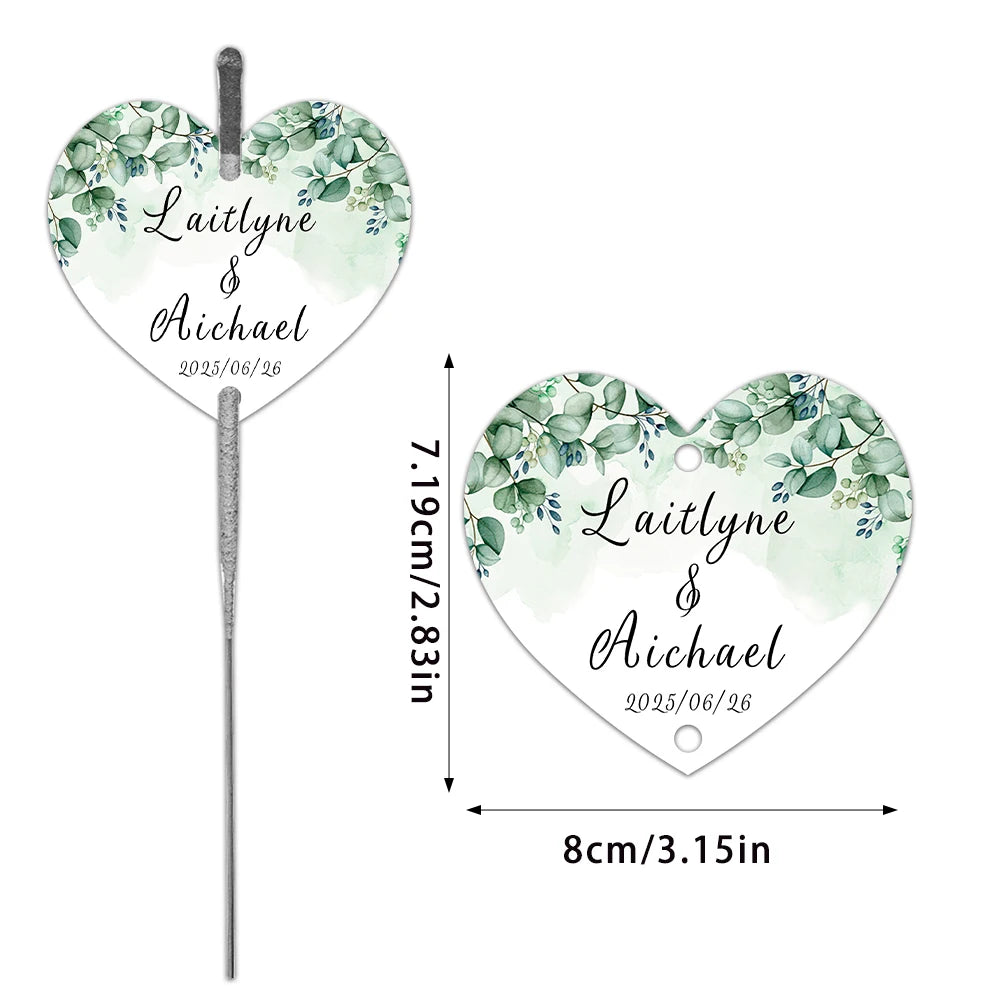 Custom Sparkler Tags – Personalized Firework Labels for Wedding Parties