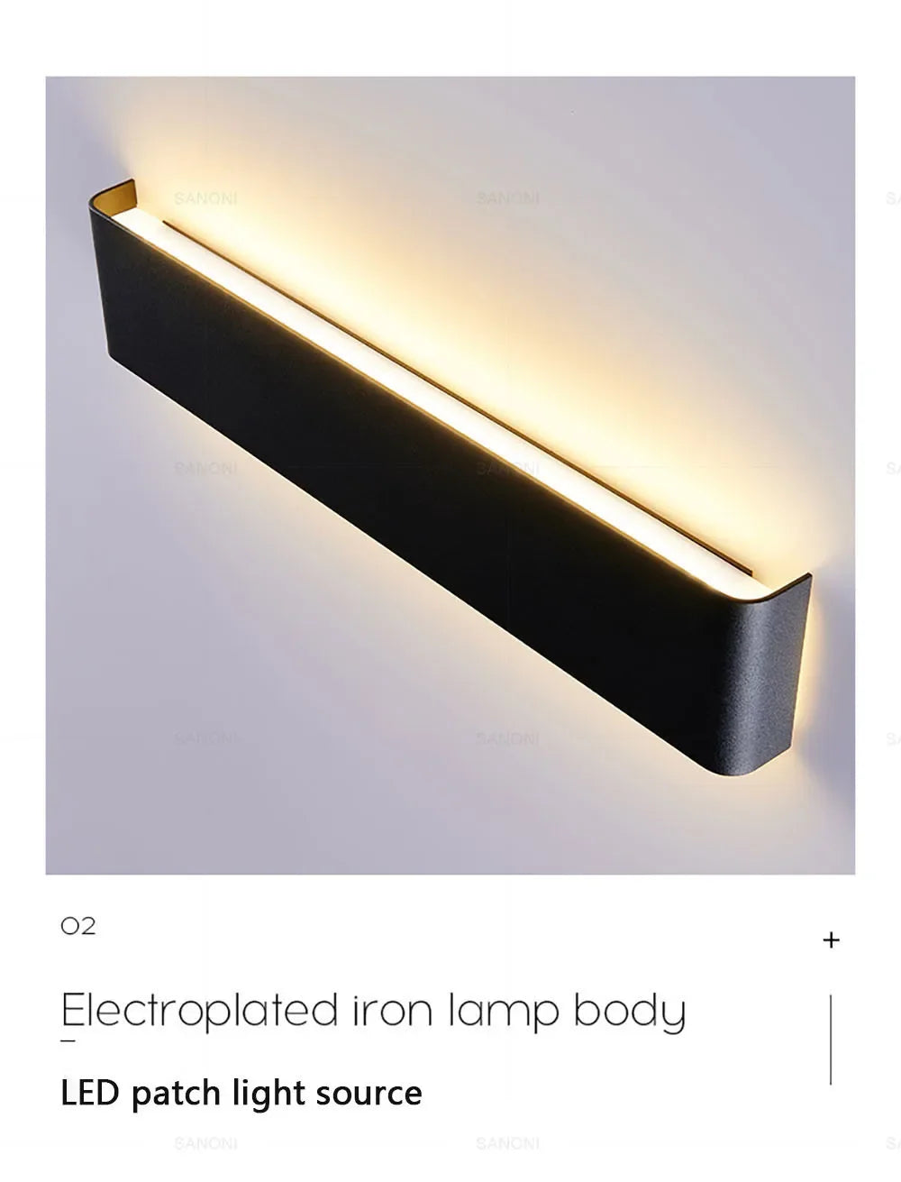 Modern LED Wall Sconce – Minimalist Indoor Lighting for Bedroom and Living Room