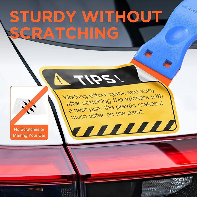 Vinyl Wrap Tool Kit – Felt Squeegee and Knife Set for Car Tinting