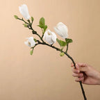 Artificial Silk Magnolia Flower – Realistic Floral Decor for Wedding Garden