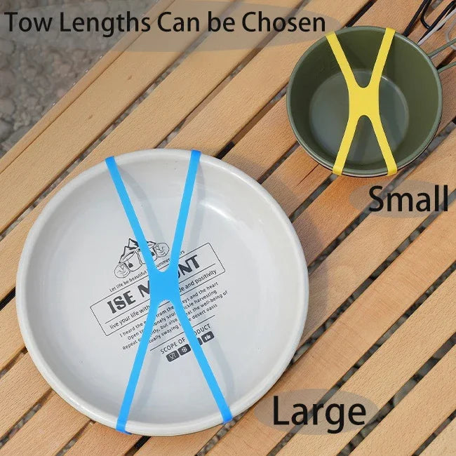 Silicone Rubber Bands – High Elasticity Wrapping Ties for Outdoor Camping