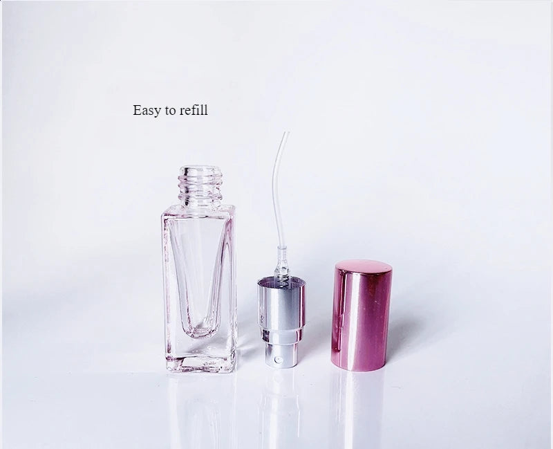 Refillable Glass Perfume Atomizer – 10ml and 20ml Travel Vials for Cosmetics