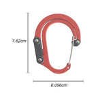 Rotating Hybrid Gear Clip – Heavy Duty Carabiner for Camping and Hiking