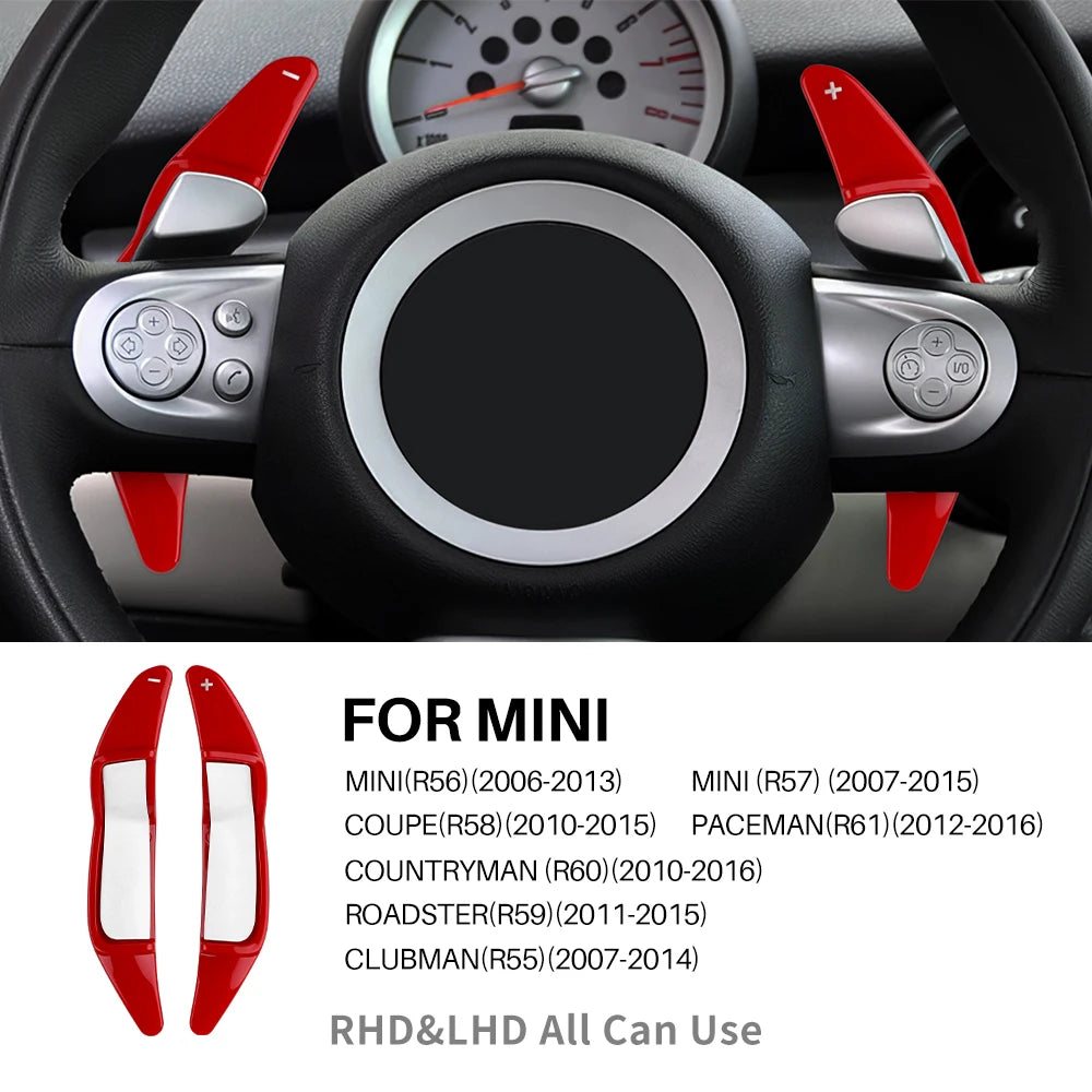 Steering Wheel Paddle Shifters – Aluminum Extensions for MINI Cooper S JCW