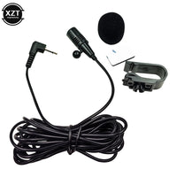 External Wired Microphone – 2.5mm/3.5mm Stereo Plug for Car Radio Hands-Free